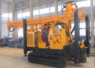 Crawler Mounted Water Well Drilling Rig SNR-350B Drilling With Air Compressor Or Mud Pump