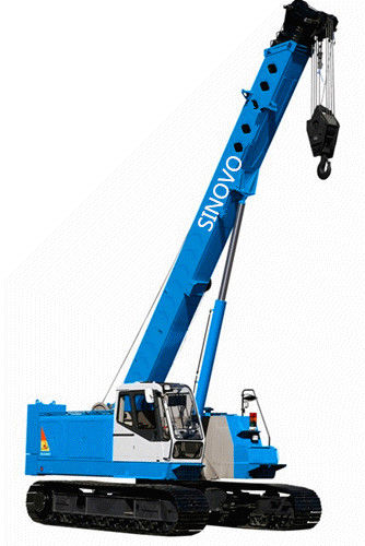 Energy saving Hydraulic Crawler Crane with 25 ton lifting capacity , ISO9001 approved