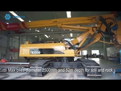 250kN.m टोर्क के साथ मूल CAT336D इंजन पर लगे मरम्मत किए गए CRRC रोटरी ड्रिलिंग रिग