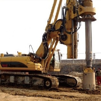 TR280 रोटरी ड्रिलिंग रिग नींव ड्रिलिंग के लिए अधिकतम गहराई 85m के साथ मूल CAT336D पर चढ़ा हुआ है