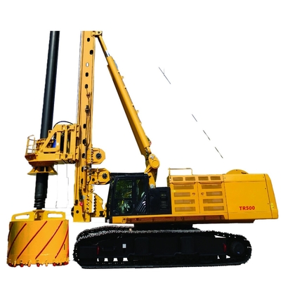 सुपर लार्ज डेप्थ 130m 4000mm डाया हाइड्रोलिक रोटरी ड्रिलिंग रिग निर्माण कार्य के लिए मूल CAT चेसिस पर लगाया गया