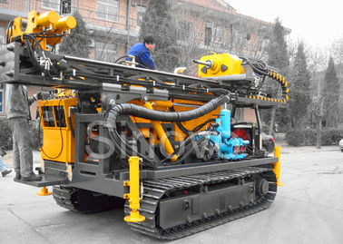 SD1200 हाइड्रोलिक कोर ड्रिलिंग रिग ड्रिल गहराई 600 मीटर और ड्रिल व्यास 114 मिमी बिग टॉर्क के साथ