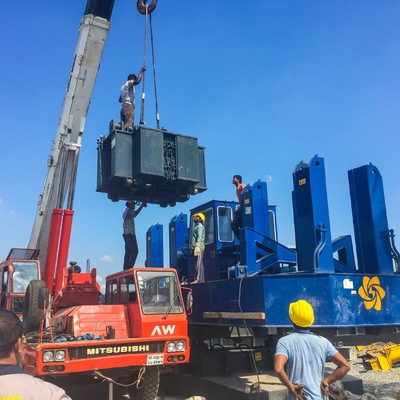 320tf 60kw 6.8m / Min हाइड्रोलिक स्टैटिक पाइल ड्राइवर